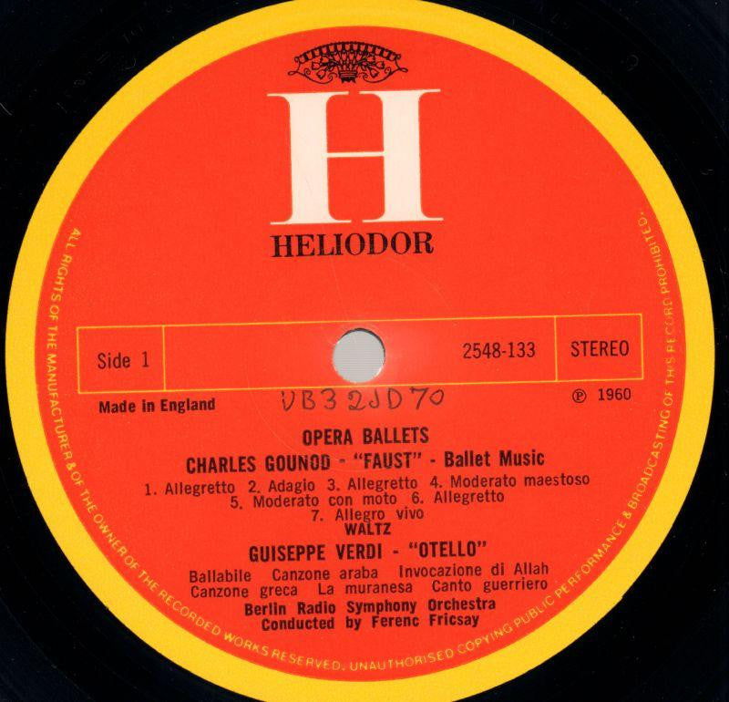 Opera Ballets-Heliodor-Vinyl LP-VG/Ex