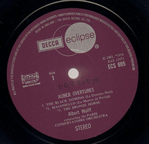 Overtures-Decca-Vinyl LP-VG/VG+