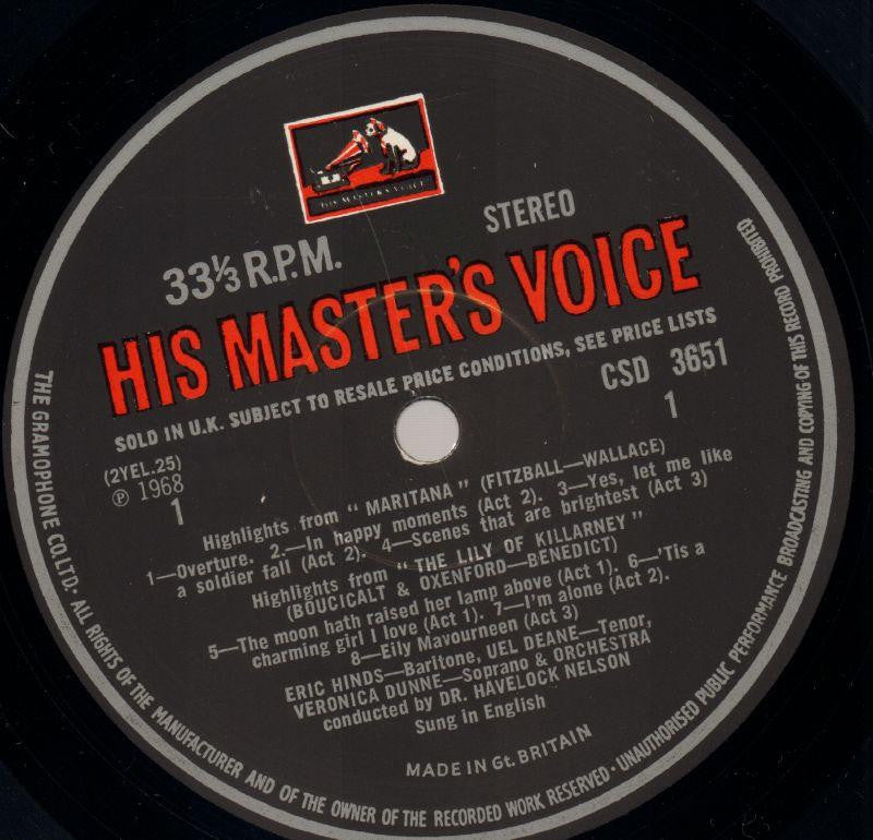 Highlights From The Bohemian Girl-HMV-Vinyl LP-VG/VG+