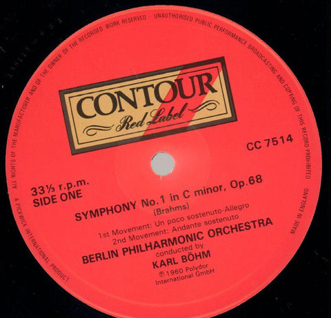 Symphony No.1-Contour-Vinyl LP-VG/Ex