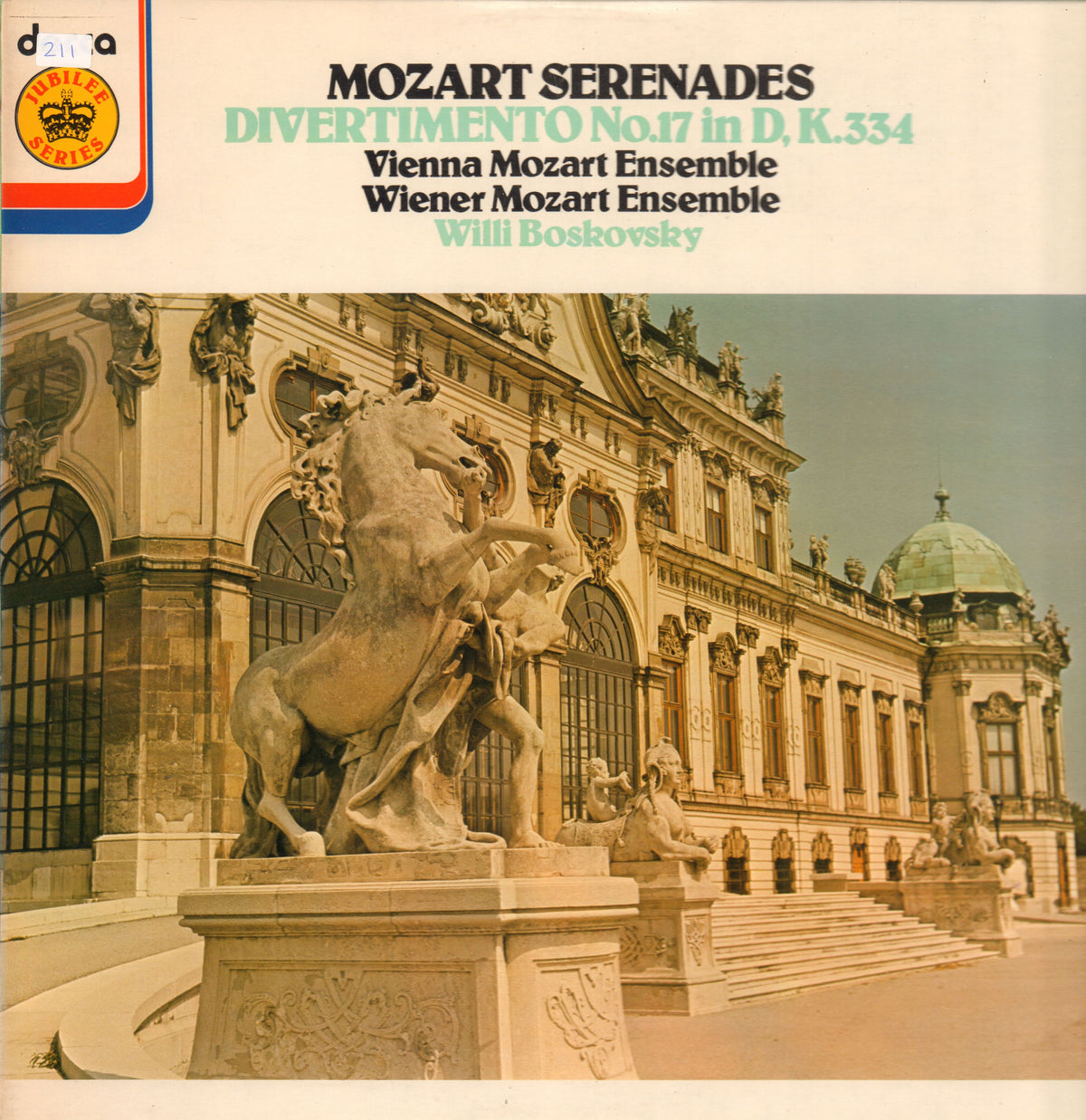 Mozart-Divertimento No.17-Decca-Vinyl LP