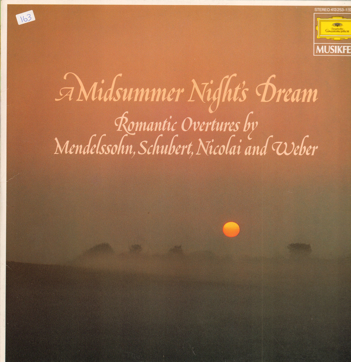 Mendelssohn/Schubert-A Midsummer Night's Dream-Deutsche Grammophon-Vinyl LP