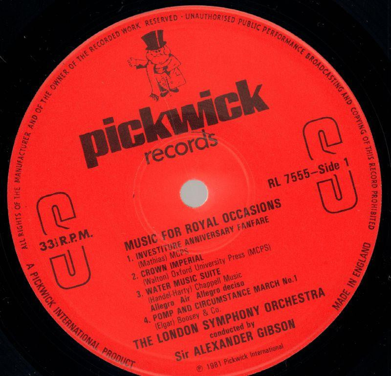 Music For Royal Occasions-Pickwick-Vinyl LP-VG/Ex+