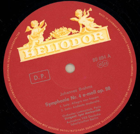 Symphony No.4-Heliodor-Vinyl LP-VG/Ex+