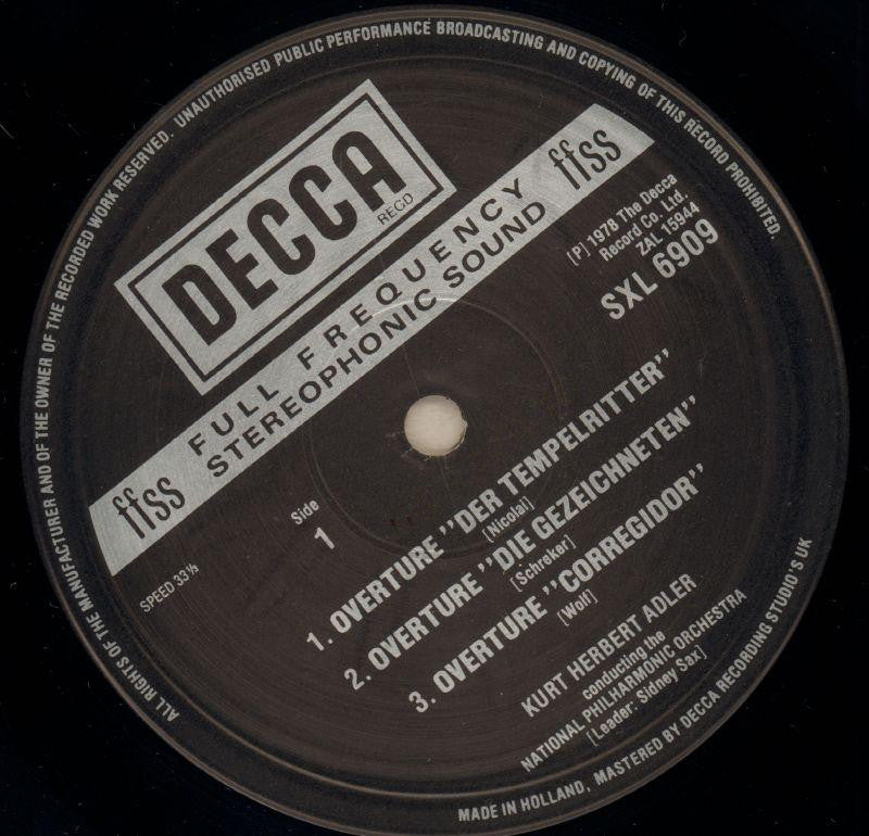 Overtures-Decca-Vinyl LP-VG/NM