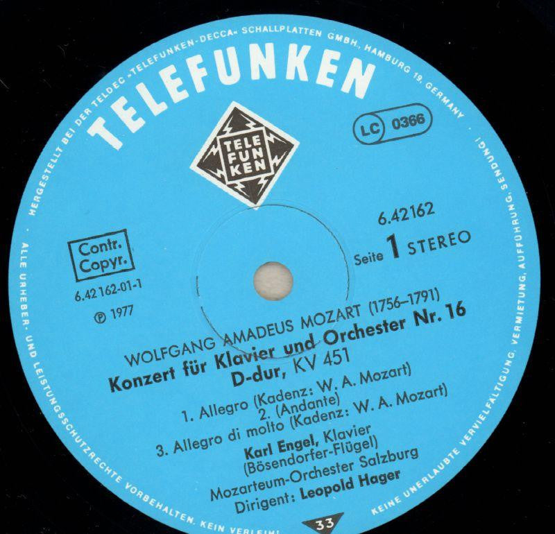 Klavierkonzerte-Telefunken-Vinyl LP Gatefold-NM/Ex