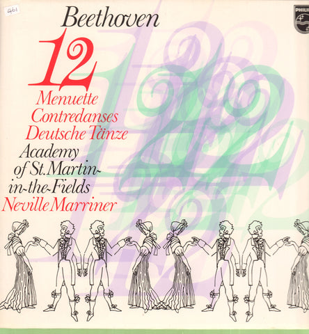 Beethoven-12 Menuette-Philips-Vinyl LP