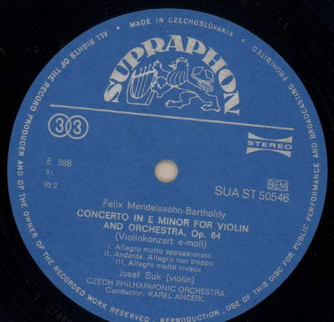 Concerto In G-Supraphon-Vinyl LP-VG+/Ex