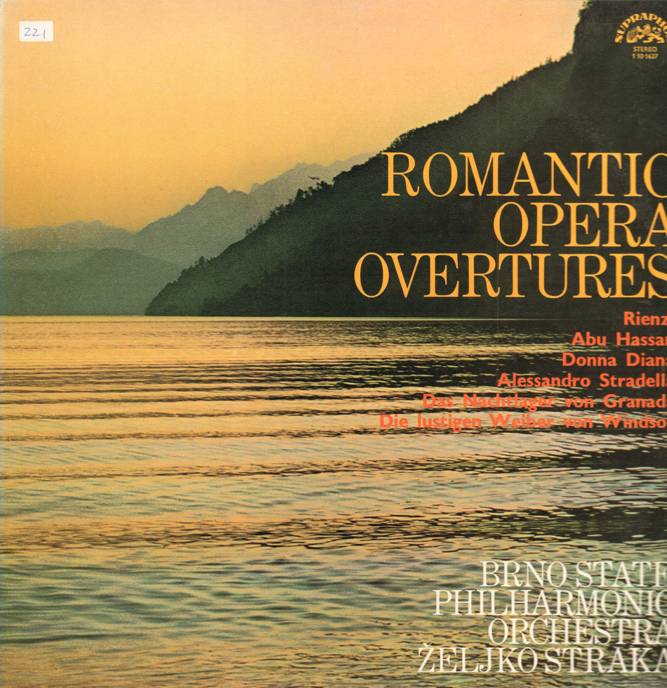 Various Classical-Romantic Opera Overtures-Supraphon-Vinyl LP