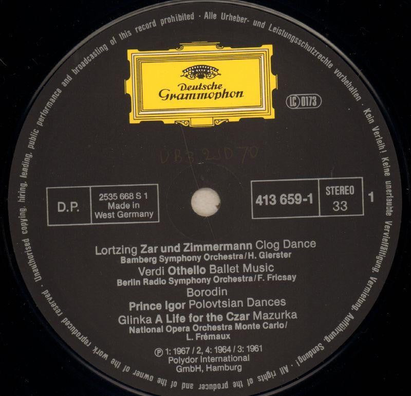 Grand Opera Ballet Festival-Deutsche Grammophon-Vinyl LP-VG+/Ex