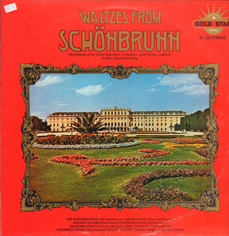 The Vienna State Opera-Waltzes From Schonbrunn-Gold Star-Vinyl LP-Ex-/VG+