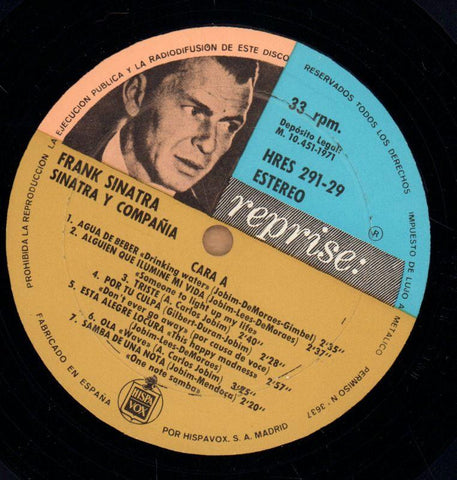 Sinatra Y Compania-hispa/Reprise-Vinyl LP-G+/VG