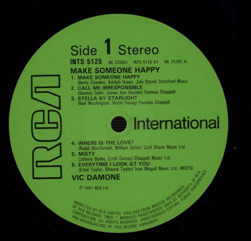 Make Someone Happy-RCA-Vinyl LP-VG+/NM
