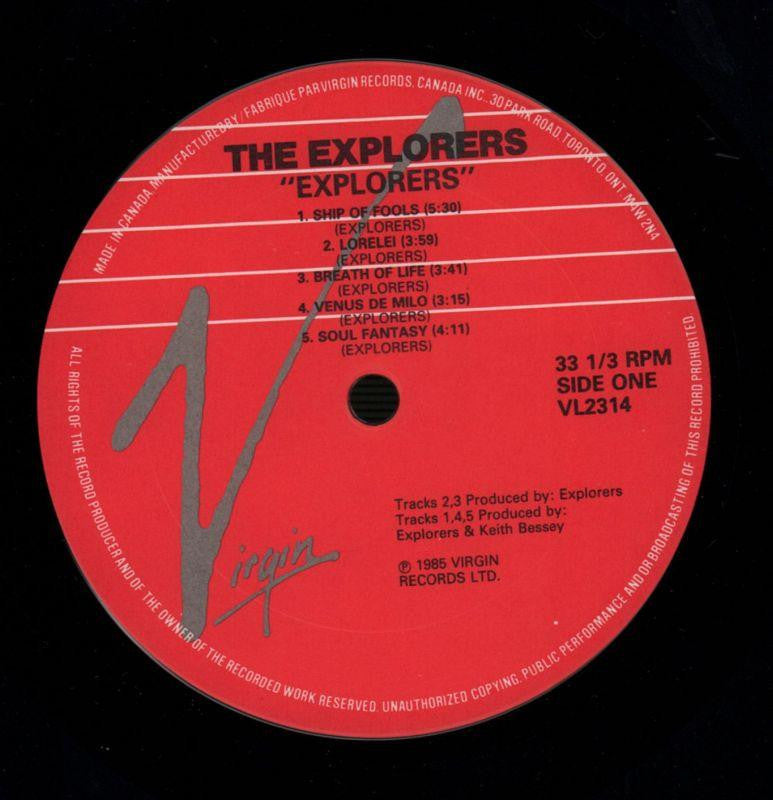 Explorers-Virgin-Vinyl LP-VG/NM