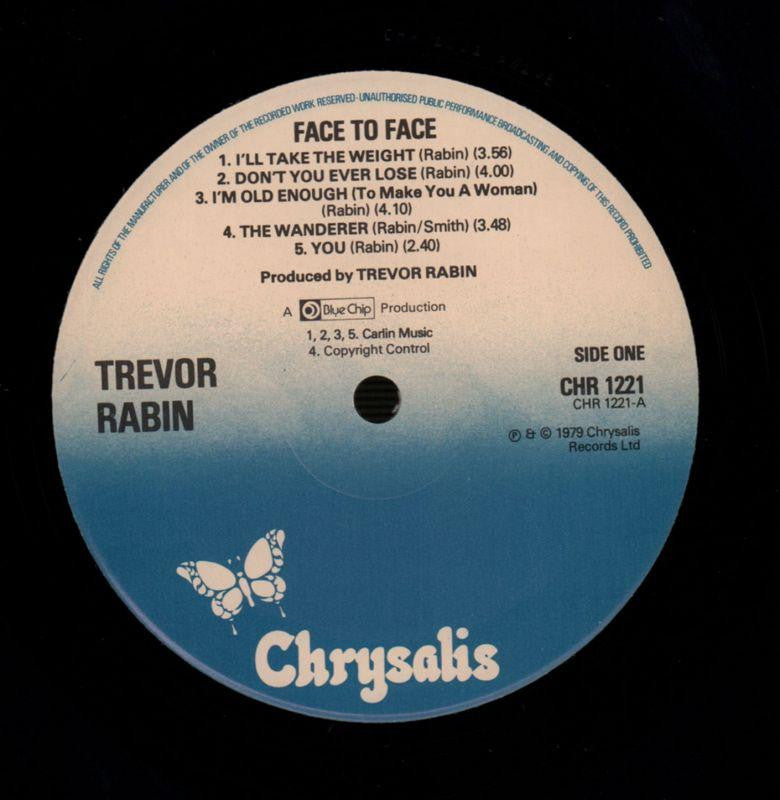 Face To Face-Chrysalis-Vinyl LP-VG/NM