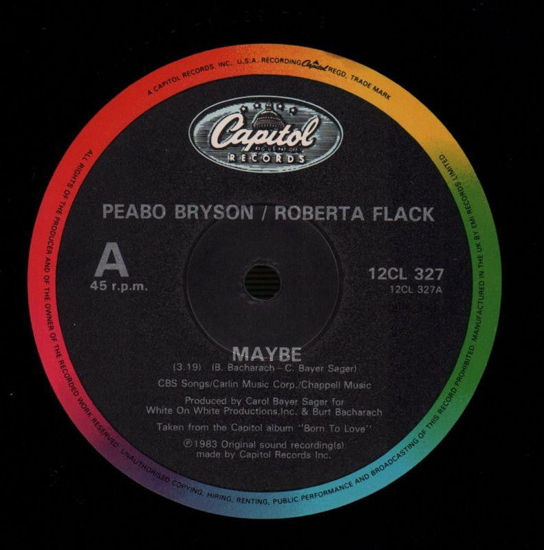 Maybe-Capitol-12" Vinyl P/S-Ex/NM