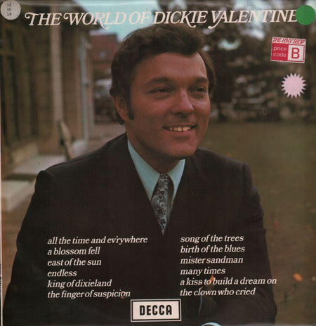 Dickie Valentine-The World Of-Decca-Vinyl LP-VG/NM
