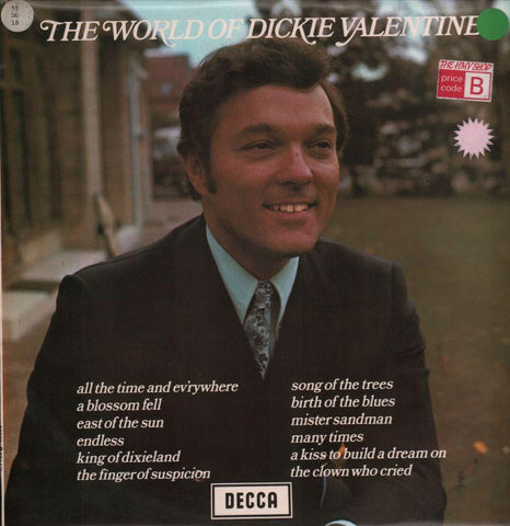 Dickie Valentine-The World Of-Decca-Vinyl LP-VG/NM
