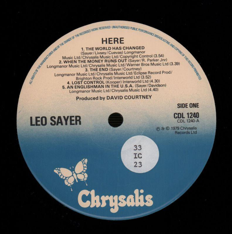 Here-Chrysalis-Vinyl LP-VG+/NM