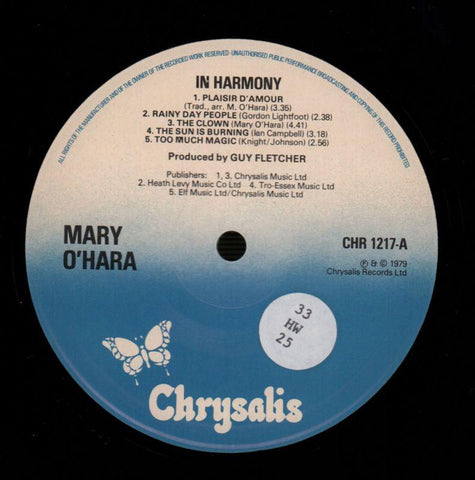In Harmony-Chrysalis-Vinyl LP-Ex/NM