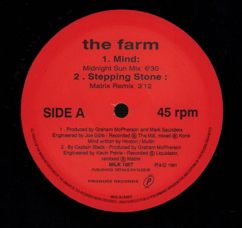 Mind-Produce-12" Vinyl P/S-VG/Ex
