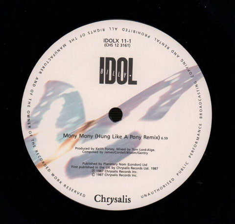 Billy Idol-Mony Mony Live-Chrysalis-12" Vinyl P/S-VG/NM