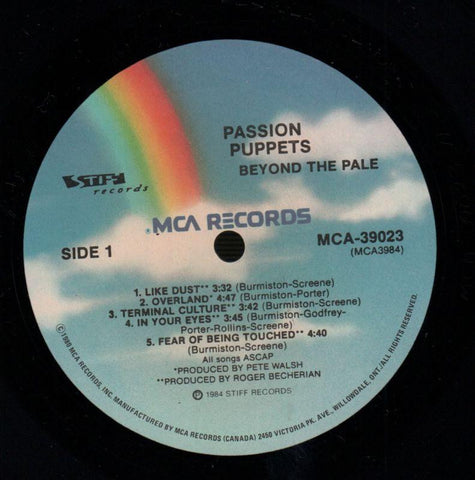 Beyond The Pale-MCA-Vinyl LP-VG/Ex+
