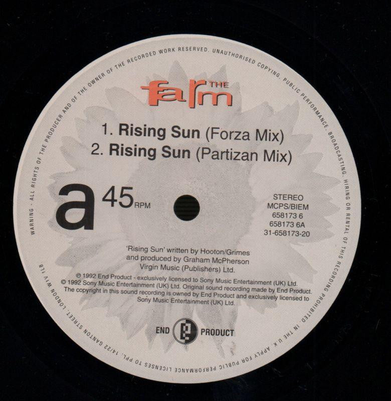 Rising Sun-End Product-12" Vinyl P/S-VG/VG+