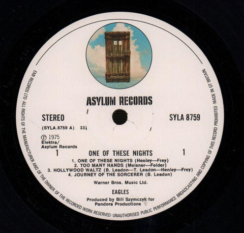One Of These Nights-Asylum-Vinyl LP-VG+/VG