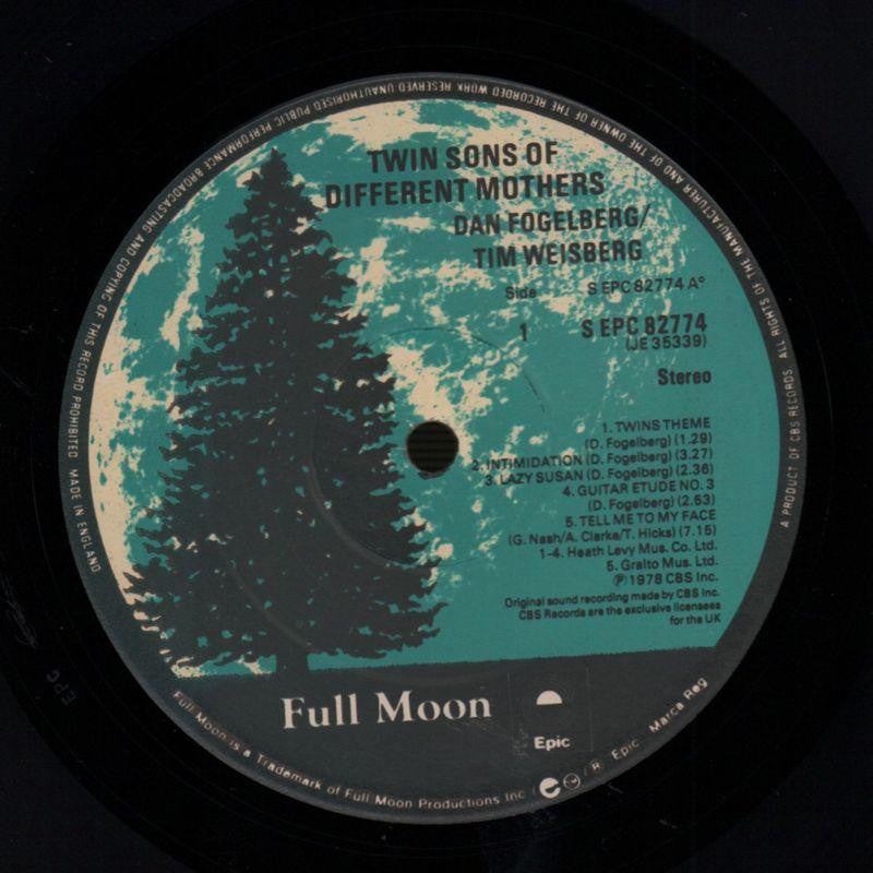 Twin Sons Of Different Mothers-Full Moon-Vinyl LP-Ex-/NM