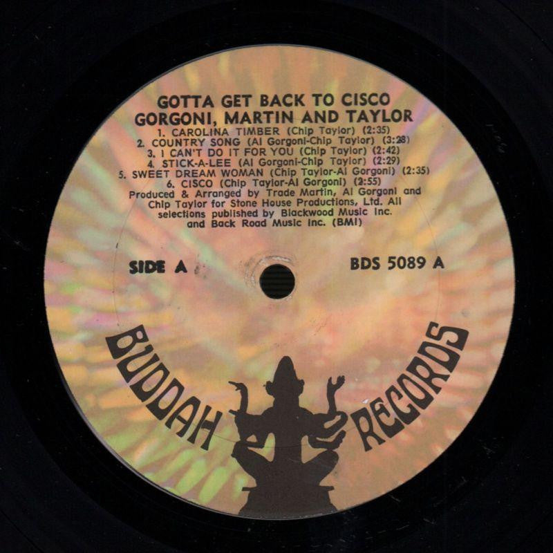 Gotta Get Back To Cisco-Buddah-Vinyl LP Gatefold-Ex/VG