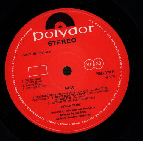 Now-Polydor-Vinyl LP-VG/Ex