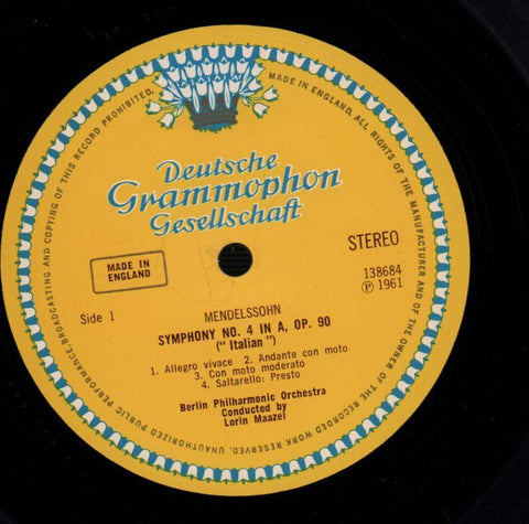 Italienische Sinfonie Lorin Maazel-Deutsche Grammophon-Vinyl LP-VG+/VG+