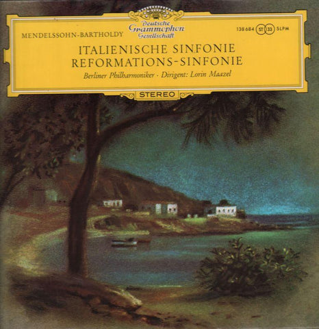 Mendelssohn-Italienische Sinfonie Lorin Maazel-Deutsche Grammophon-Vinyl LP