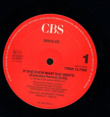 If She Knew What She Wants-CBS-12" Vinyl P/S-VG/NM