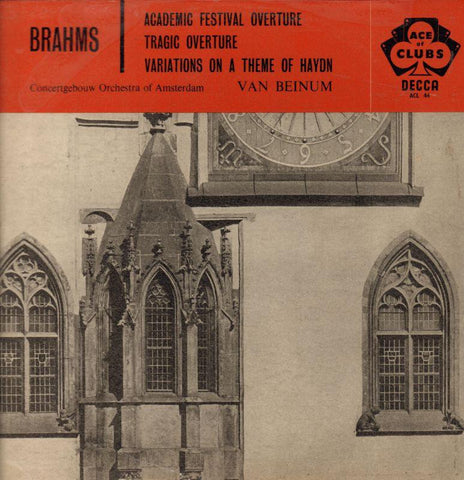Brahms-Academic Festival Overture Van Beinum-Decca-Vinyl LP