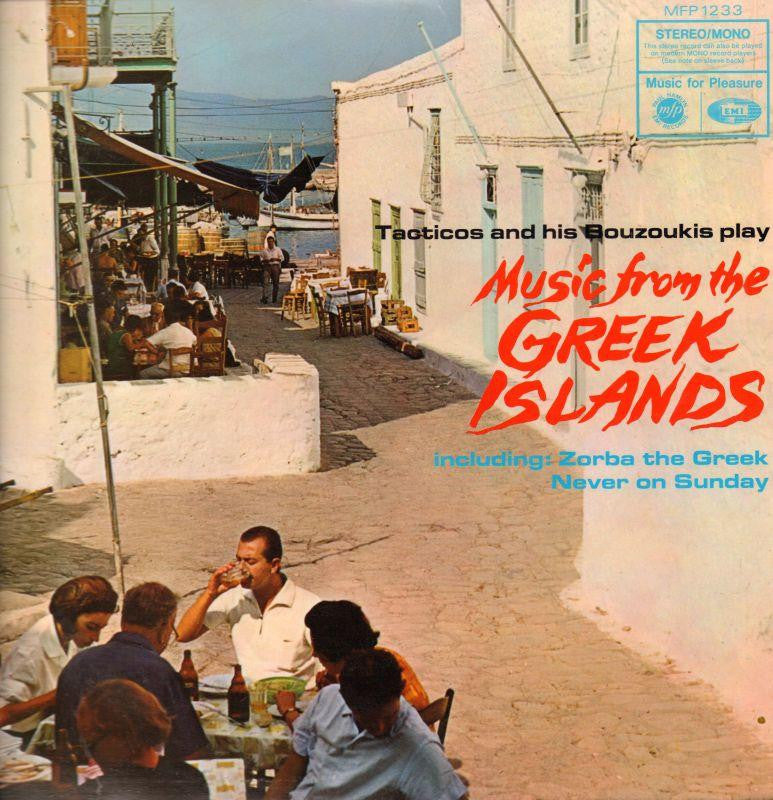 Tacticos And His Bouzoukis-Music From The Greek Islands-MFP-Vinyl LP-VG+/VG+