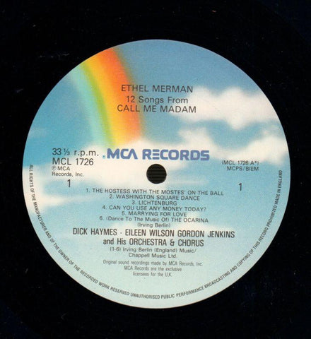 Call Me Madam-MCA-Vinyl LP-Ex/Ex