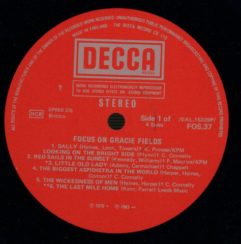 Focus On-Decca-2x12" Vinyl LP Gatefold-VG/NM