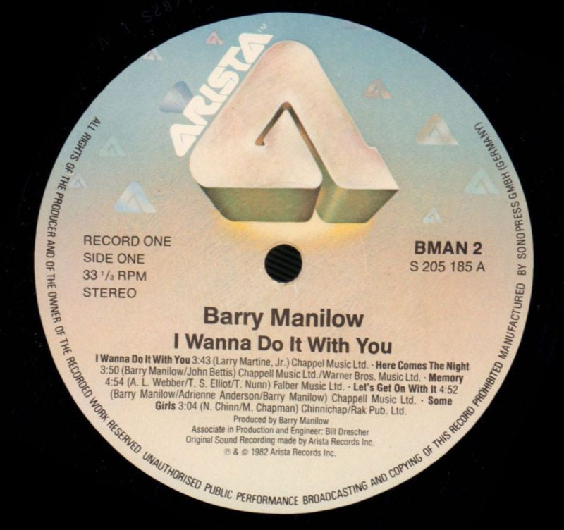 I Wanna Do It With You-Arista-Vinyl LP-VG+/NM