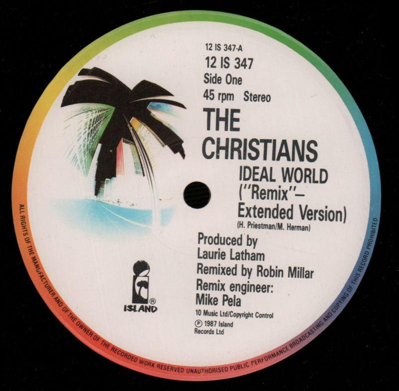 Ideal World-Island-12" Vinyl-VG+/VG