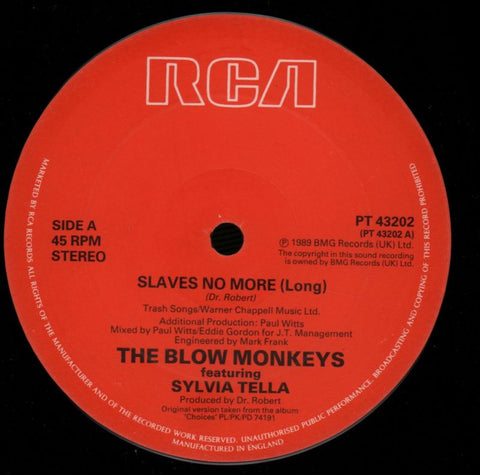Slaves No More-RCA-12" Vinyl-Ex/VG