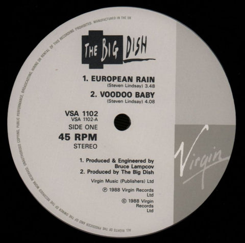 European Rain-Virgin-10" Vinyl-Ex+/Ex+