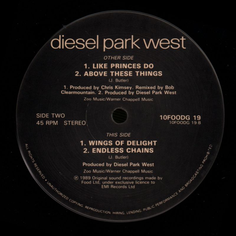 Like Princes Do-Food-10" Vinyl Gatefold-VG+/VG