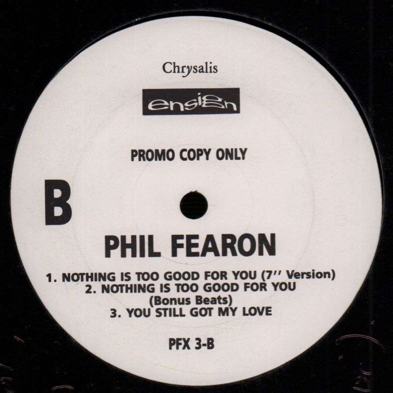 Nothing Is Too Good For You-Chrysalis-12" Vinyl-VG+/Ex