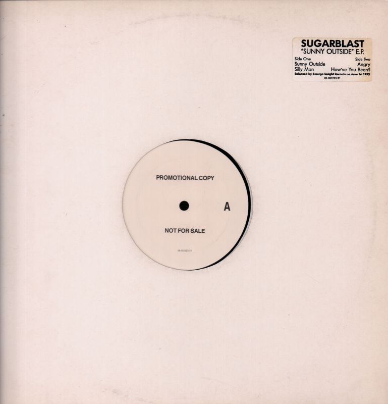 Sunny Outside-Emergo Insight-12" Vinyl