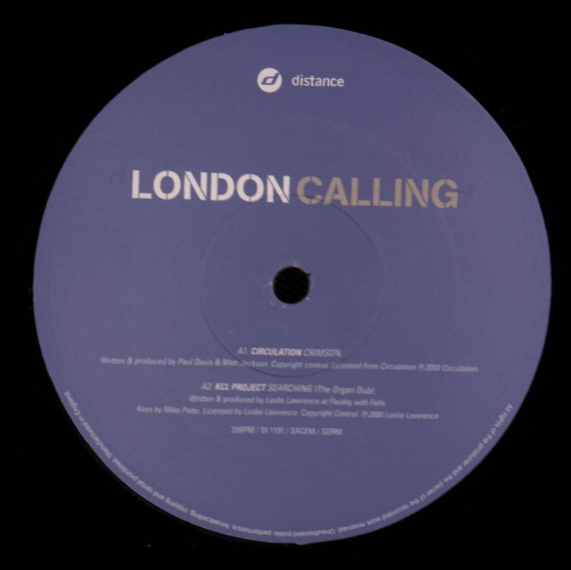 London Calling-The Cream Of House Producers-Distance-3x12" Vinyl LP-Ex+/NM