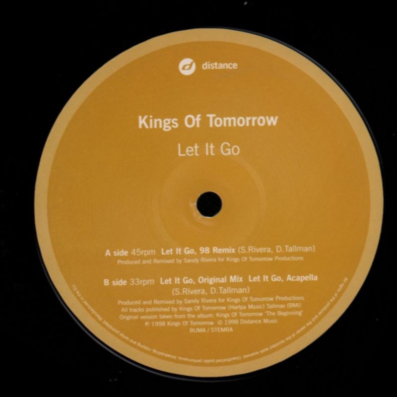 Let It Go-Distance-12" Vinyl-Ex/Ex