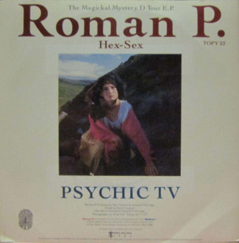 Psychic TV-The Magickal Mystery D Tour-Temple Records-7" Vinyl