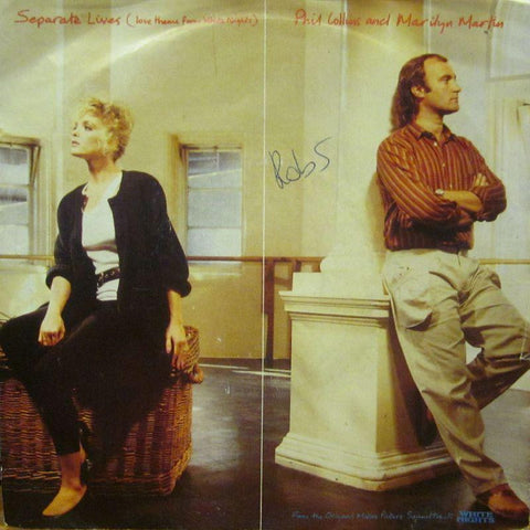 Phil Collins & Marilyn Martin-Separate Lives-Virgin-7" Vinyl P/S